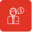 business partnership icon for suppliers and customers