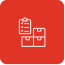 inventory boxes icon for product supply