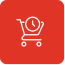 shopping cart icon for purchasing products